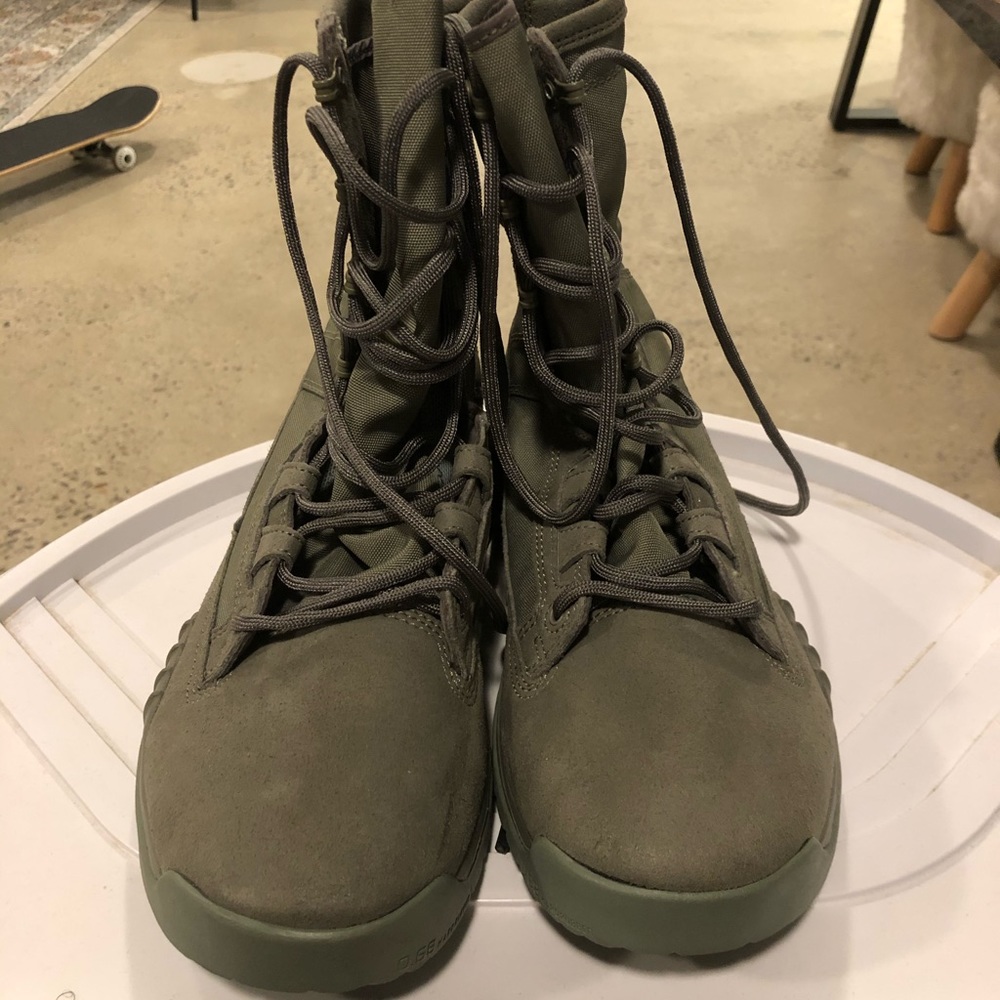 Used Nike Army Boots  , worn once